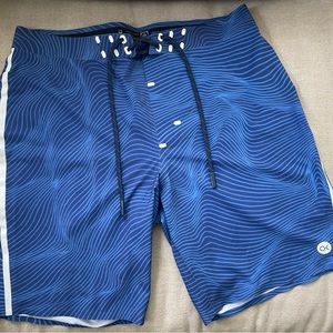 Outerknown Apex Trunks, size: M, color: Cobalt blue